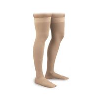 Activa Graduated Therapy Unisex Thigh Highs w/ Uni-Band Top 20-30 mmHg Large Beige - H3203
