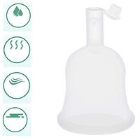DXJJ Menstrual Cup for Women Feminine Hygiene Silicone Cup Reusable Lady Cup,4PCS,S