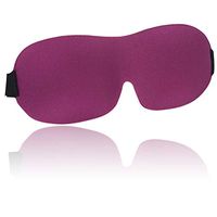 NEUYILIT Eye Mask for Sleeping, 3D Contoured Breathable & Super Soft Eye Mask for Men Women, Comfortable Sleep Mask for Travel/Night's Sleeping/Shift Work/Meditation, 1 Pack Wine Red