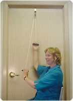 Molded Rubber Handle Pulley with Webbing Strap - Model 550941