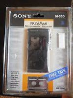 Sony Pressman M-330 Microcassette Recorder