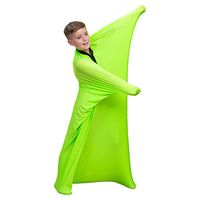 Special Supplies Sensory Sock (Green, Medium 47x27 inches) Full-Body Wrap to Relieve Stress, Hyposensitivity, Anxiety - Stretchy, Breathable Sack for Boys, Girls - Safe, Comfortable, Calming Relief