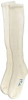 Jobst 110833 SensiFoot 8-15 mmHg Unisex Knee High Diabetic Mild Support Socks - Size & Color- White, Large