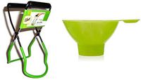 Jar Lifter Kitchen Funnel Fits Wide and Regular Mouth Jars Grabber Gripper Pressure Cooker Tongs Set Supplies