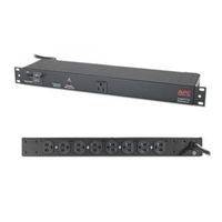 APC SurgeArrest - Surge suppressor ( rack-mountable ) - AC 120 V - 9 output connector(s)