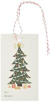 Rifle Paper Christmas Tree Gift Tags, Set of 10