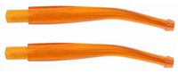 2 Amber Bent Slim Bit Replacement Stem Missouri Meerschaum Corn Cob Pipe