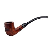 Salina Briar Bent Billiard Tobacco Smoking Pipe from Gasparini (Italy)