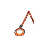 O.C. White - 42400-4-BO - 6 Round LED Magnifier, Brilliant Orange