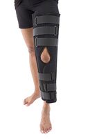 Tri-Panel Knee Immobilizer Brace - Rigid Support for Post Surgery - Universal 16"