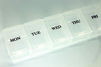 C-kap Store, Oth001, Pill Organizer, Medicine for Patient, 7-Day am./pm. Pill Planner, for Travel, Vitamin, Small Gift