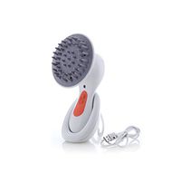 HEALLILY Handheld Electric Head Scalp Massager Comb Waterproof Vibration Scalp Deep Hair Clean Scrubber Headache Stress Relieve Hair Massage Brush Scalp Care Massager