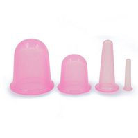 Cupping Cups Set,Vovotrade Small Cups Anti Cellulite Vacuum Silicone Massage Cupping Cups Set (Hot Pink)
