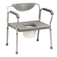 Drive Deluxe Bariatric Commode, 650 lbs.