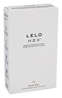 HEX Lelo Luxury - The Re-engineered Condoms With Unique Hexagonal Structures, Original, 12 Pack
