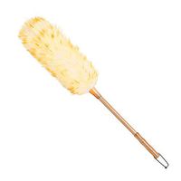 Nicknocks Long Wood Handle Household Dust Mites,Soft Non-Static Furniture Lambswool Brush,Lambswool Feather Duster