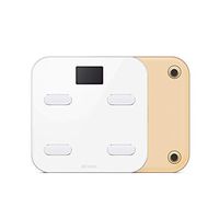 XF Scales Body Fat Scale - Home Dormitory Small Smart Body Weight Scale Weight Loss Scale Bluetooth Precision Electronic Scale Bathroom Accessorie (Color : Gold)