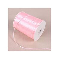 22Meters/Lot 3mm Satin Ribbons for Wedding Party Candy Chocolate Box Gift Wrapping Ribbons Halloween Decor,Light Pink