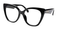 SOOLALA Anti-Blue Blocker Light Reading Glasses Cat Eye Sunglasses Readers, Black, 1.25