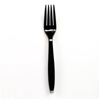 Empress polystyrene Black Forks, 1000 per case