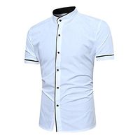 LinqiudD 2019 New Best Selling Fashion Men Slim Fit Short Sleeve Muscle T-Shirt Casual Tops (White,XL)
