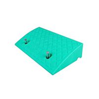 Buffered Plastic Foot Pads, Garage Parking Lot Upslopes, Non-Slip Rainproof Slotted Bicycles, Wheelchairs, Motorcycles, Etc. Road Solutions (50 27 7cm) (Color : Green, Size : 50279CM)