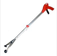 Foldable Pick Up Tool Grabber Reacher Stick Reaching Grab Extend Reach 30" inch (RED)