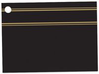 All Occasion Theme Gift Tag - Pack of 6 - Black and Gold