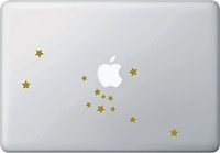 Yadda-Yadda Design Co. Taurus Zodiac Constellation - Birthday - Astrology - Laptop | MacBook - Vinyl Decal Sticker YYDC (9.25" w x 5.25" h) (Taurus, Matte Gold)