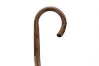 Crook Cane, Solid Chestnut from Italy