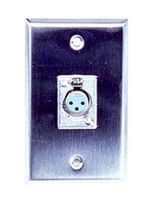 Peavey Single Gang Wall Plate - 1 Switchcraft D3F Fem. XLR