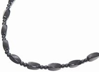 Beaded Magnetic Necklace, Large Twist, 24
