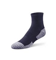 Dr. Comfort Diabetic Ankle Socks (Large (Men's 10.5-12/Women's 11.5-13), Navy)