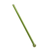 Vinjeely Colorful Long Glass Straight Drinking Straws Reusable Washable Drinking Straws for 30oz 20oz Tumblers Cups Mugs 8 inches (Light Green)