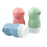 Fruit and Vegetable Brush, BESTHINKY Cute Bird Shaped Potato Scrubber Scrub Cleaning Brushes with Eye Remover (3 packs)