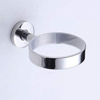 ETERLY Punch Free Hair Dryer Rack - Bathroom Storage Hanging - Stainless Steel Hair Dryer Organizer Shelf - for Bedrooms Or Hairdressers, Hotels, Nail Salons