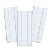 Jillson Roberts 48-Count Clear Cello Bags Available in 4 Sizes with Twist Ties, 6" x 13.5" x 3.25" Jumbo