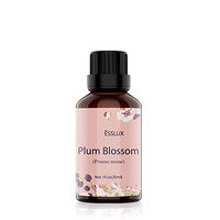 Plum Blossom Essential Oil, ESSLUX Aromatherapy Essential Oils for Diffuser, Massage, Soap, Candle Making, Perfume - 30ML