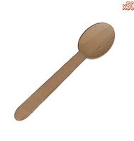 Wooden Spoons - Disposable Wood Cutlery Silverware (50)