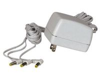 AC 74706 Power Adapter 3 Output Jacks, White