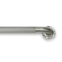 Keeney PP19343SG Stainless Steel Grab Bar 1.25 In. Dia. x 24 In. Exposed Screw, Sure Grip
