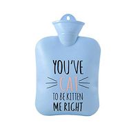 Zunruishop Hot Water Bag Durable Hot Water Bag Small Irrigation Water Bottle Hot Water Bag Great for Pain Relief Hot and Cold Therapy Water-Filled Hot Water Bottle Hot Water Bottle (Color : K)