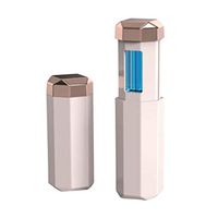 Portable UV Lamp, Jumping Mobile Handheld UV Cleaning lamp for Home Travel Hotel Household Wardrobe Toilet Car Pet Area Air Cleaner (Pink)