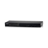 Aten KH1516i KVM Switch - 1 Computer(s) - 1600 x 1200 - 17 x Network (RJ-45) - 2 x PS/2 Port1 x VGA - KH1516AI