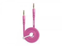 CellularOne Reach 9788 3.5mm Flat Wire Audio Cable for Smartphones/Tablets/MP3 Players - Pink