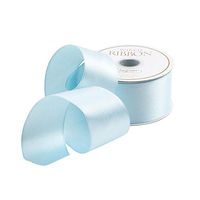 Caspari Solid Light Blue Wired Ribbon - Three 30 Ft. Spools