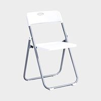 ZLFLD Office Chair Folding Chair Easier to Store on The Table That is Easier to wash Your Hands Multi-Cyan Table Expansion Level: 73CM Office Chair (Color : White)