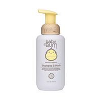 Baby Bum Shampoo & Wash | Tear Free Foaming Soap for Sensitive Skin with Nourishing Coconut Oil | Natural Fragrance | Gluten Free and Vegan | 12 FL OZ