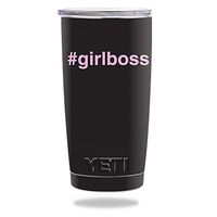 MightySkins Skin Compatible with Yeti 20 oz Tumbler - Girl Boss | Protective, Durable, and Unique Vinyl Decal wrap Cover | Easy to Apply, Remove, and Change Styles | Made in The USA