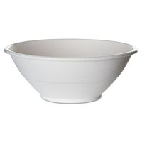 Renewable & Compostable Sugarcane Bowls - 40oz, 50/PK, 8 PK/CT